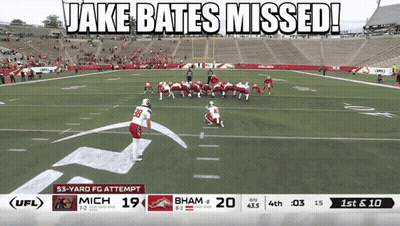 Michigan Vs Bham Football Game GIF