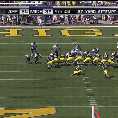 Michigan Vs Iowa Football Game GIF