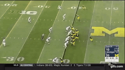 Michigan Vs Penn State Football On ESPN GIF