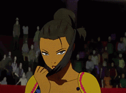 Michiko Malandro Head Shake GIF