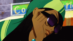 Michiko Malandro With Bandana GIF