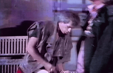 Mick Jagger Playing The Guitar GIF