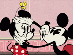 Mickey And Minnie Lover Kiss