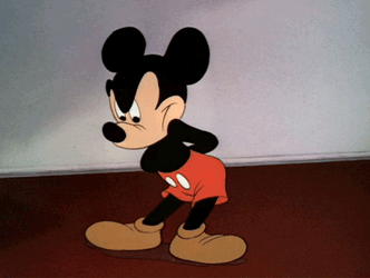 Mickey Angry Waiting Meme GIF