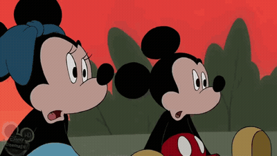 Mickey Mouse And Minnie Mouse Disney Channel Advertisement GIF
