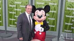 Mickey Mouse Bob Iger Handshake