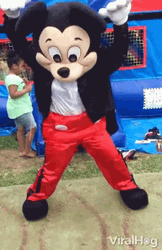 Mickey Mouse Dancing Mascot