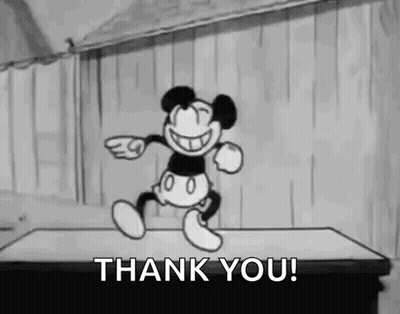 Mickey Mouse Dancing Saying Thank You GIF
