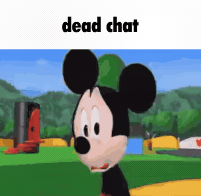 Mickey Mouse Dead Chat GIF