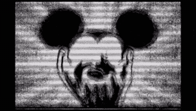 Mickey Mouse Face With Beard GIF