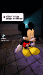 Mickey Mouse Fortnite Griddy GIF