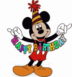Mickey Mouse Happy Birthday