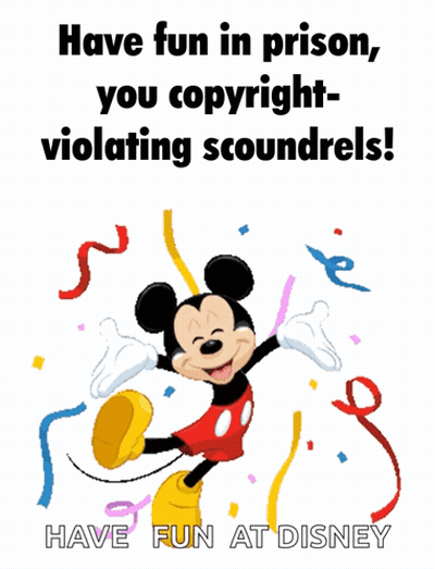 Mickey Mouse Have Fun In Prison GIF