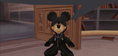Mickey Mouse In Black Hooded Jacket GIF