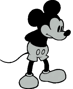 Mickey Mouse In Shorts And Shoes Sticker