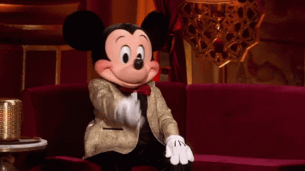Mickey Mouse Mascot Face Palm GIF