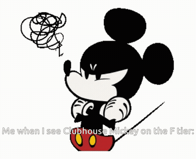 Mickey Mouse Me When I See Clubhouse Mickey On The F Ticket GIF