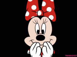 Mickey Mouse Minnie Mouse Flying Kiss