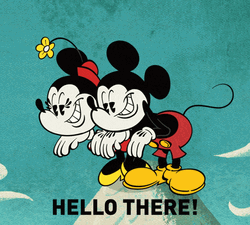 Mickey Mouse Minnie Mouse Hello There GIF