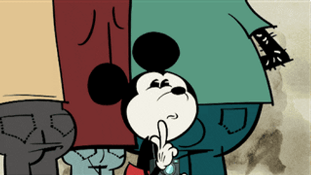 Mickey Mouse Not Sure GIF