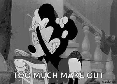 Mickey Mouse Reading Newspaper Covering Face GIF