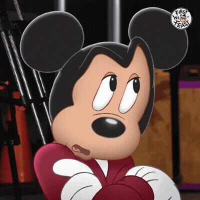 Mickey Mouse Saying First We Teach GIF