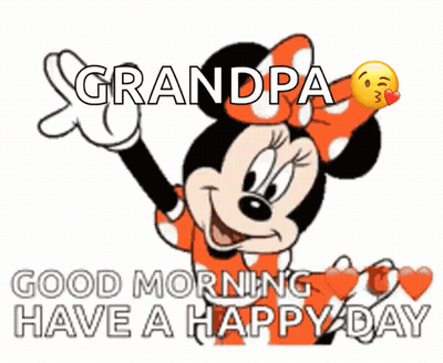 Mickey Mouse Saying Good Morning GIF