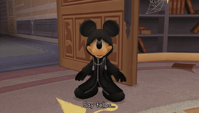 Mickey Mouse Saying Say Fellas GIF