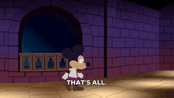 Mickey Mouse That's All Door Opening GIF