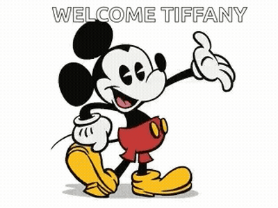Mickey Mouse Thumbs Up Welcome Tiffany GIF