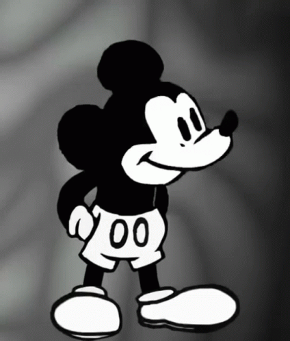 Mickey Mouse Wearing Shorts With 00 GIF