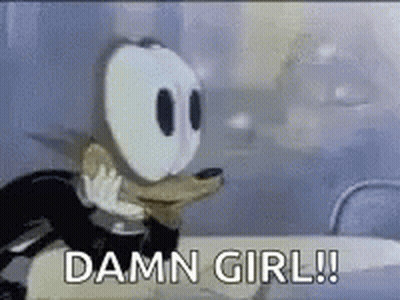 Mickey Mouse Wearing Skull Mask Says Damn Girl GIF