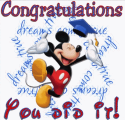 Mickey Mouse Well Done Congratulations You Did It GIF
