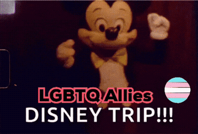 Mickey Mouse With LGBTQ Allies Disney Trip