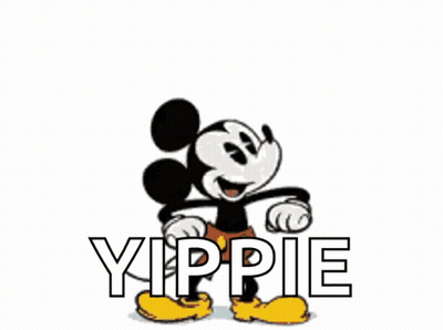 Mickey Mouse Yippie GIF