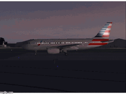 Microsoft Flight Simulator American Takeoff GIF