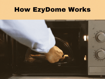 Microwave Oven Saying How Ezydome Works GIF