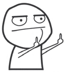 Middle Finger Flip Off Meme GIF