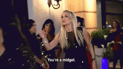 Midget Diss Bullying Rhonj Kim D Posche Fashion Show GIF