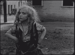 Midget Dwarf Woman Tough Horror Vintage Movie GIF