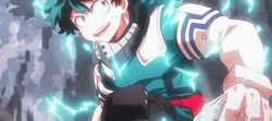 Midoriya Looking Sideways GIF