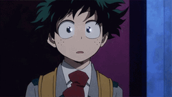 Midoriya Wearing Uniform GIF