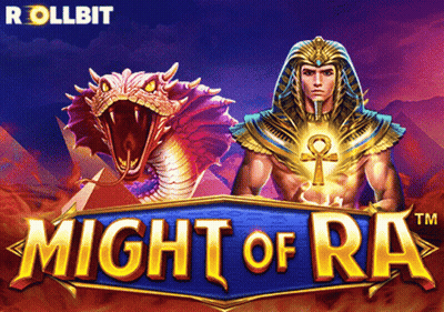 Might Of Ra Slot Game Dragon And Pharaoh GIF