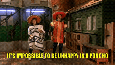 Mighty Boosh Poncho GIF