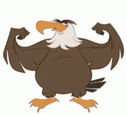 Mighty Eagle Belly Drop GIF