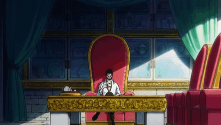 Mihawk Pink Feathers GIF