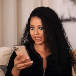 Mihlali Ndamase Oop Moment On Phone GIF