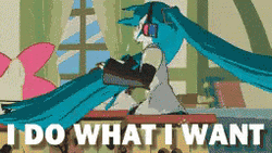 Mika Hatsune I Do What I Want GIF