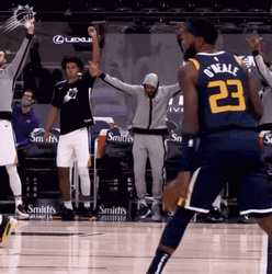 Mikal Bridges Hilarious Silly Dance GIF