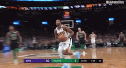 Mikal Bridges Incredible Dunk GIF